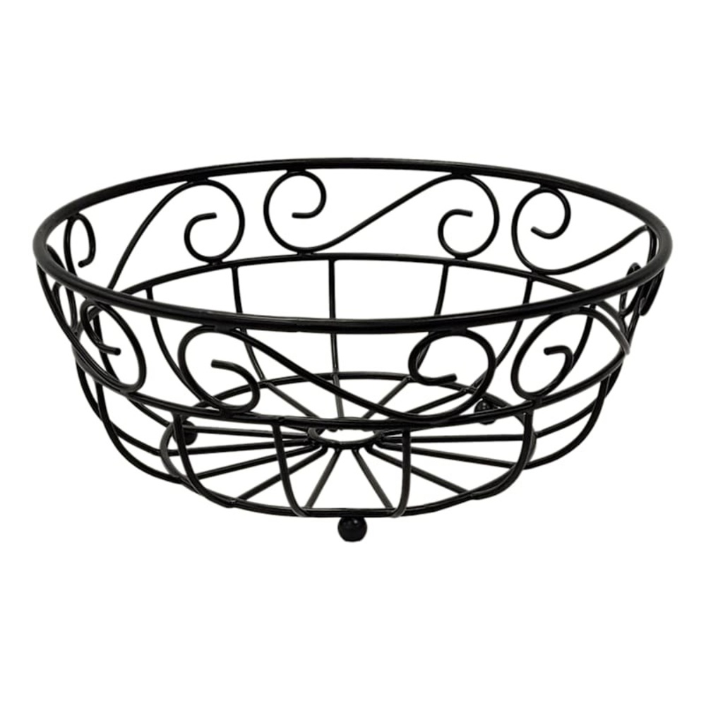 Decorative Brown Metal Fruit Bowl(New)